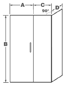 Glass Door Panel Return