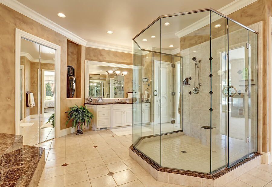 Framed Shower Glass Doors Installation